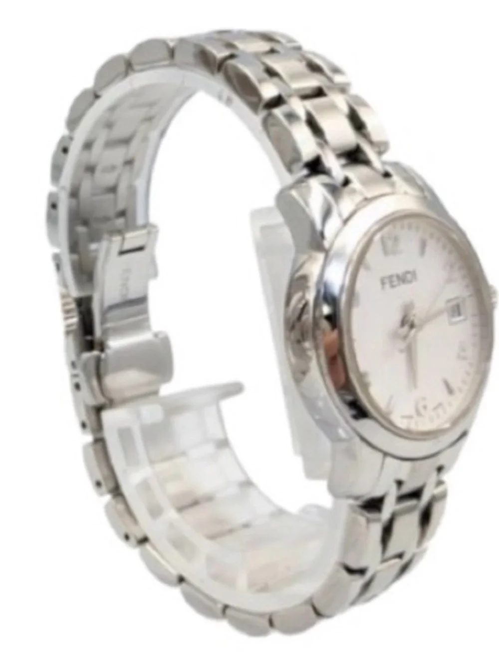 Authentic Fendi luxury designer stainless steel watch